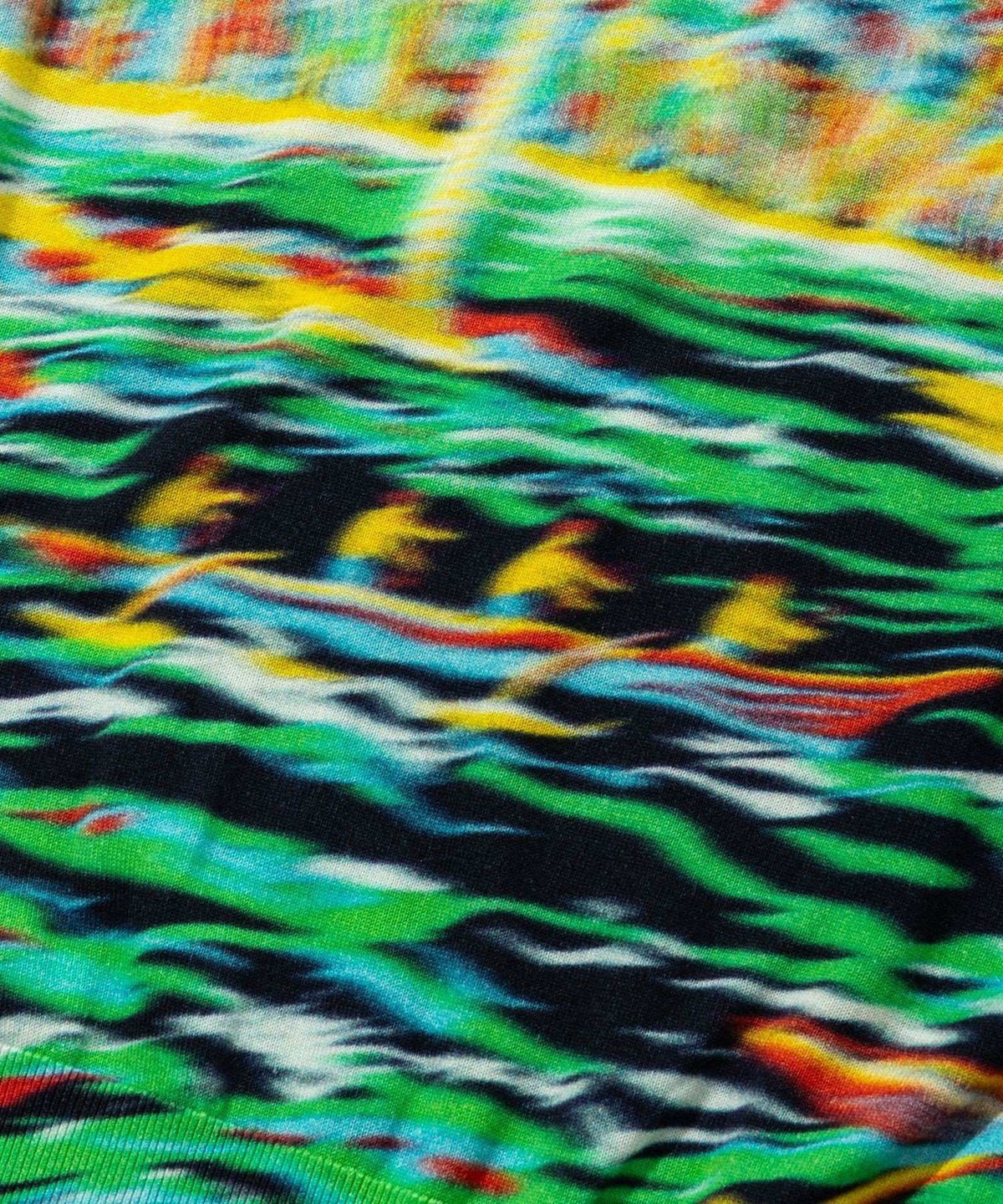 Blurred Cotton H/S Knit PO (palm tree)- V.A. ONLINE STORE