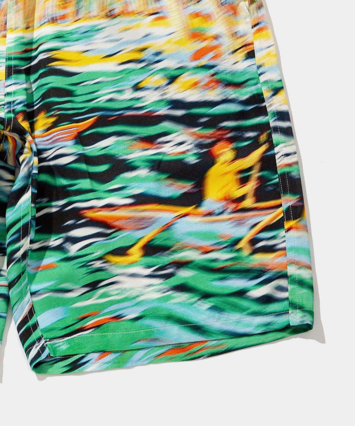 Blurred Rayon Half Pants (palm tree)- V.A. ONLINE STORE
