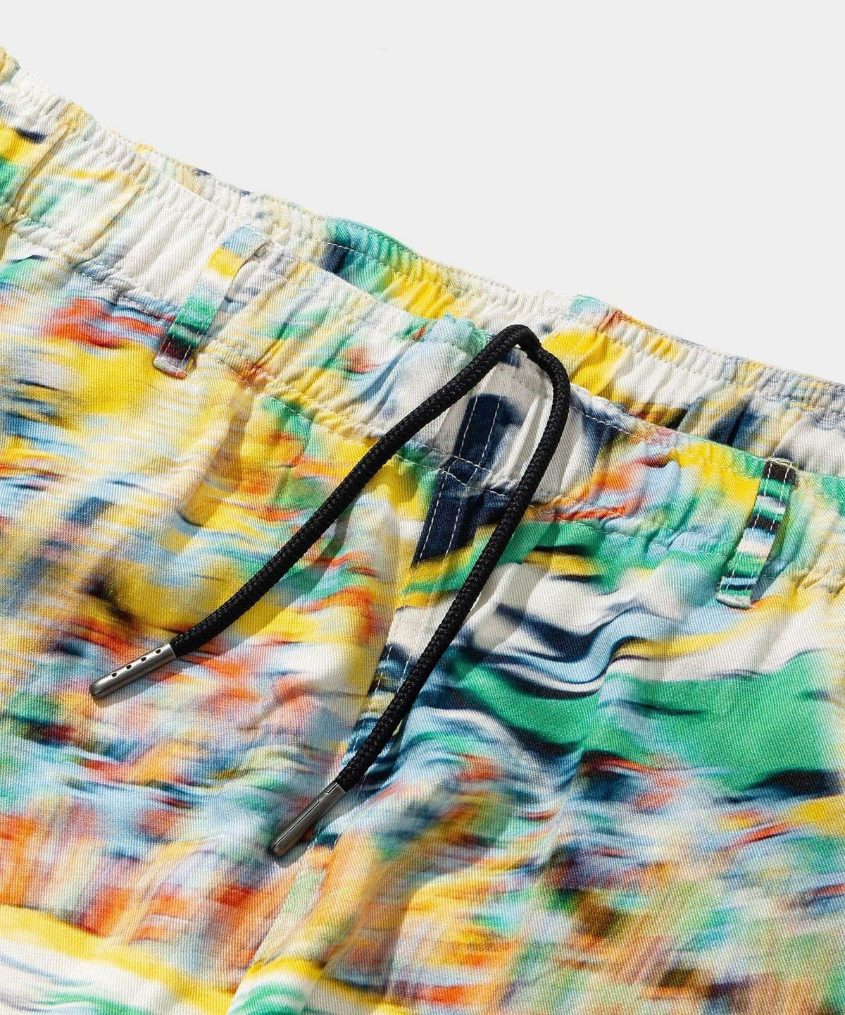 Blurred Rayon Half Pants (palm tree)- V.A. ONLINE STORE