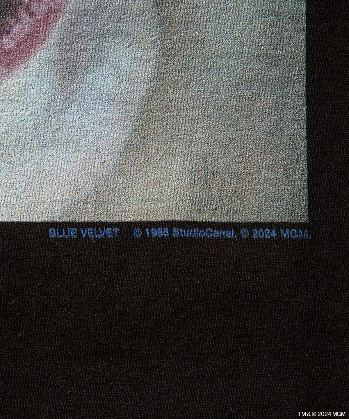 Blue Velvet weber long-sleeve Tee- V.A. ONLINE STORE