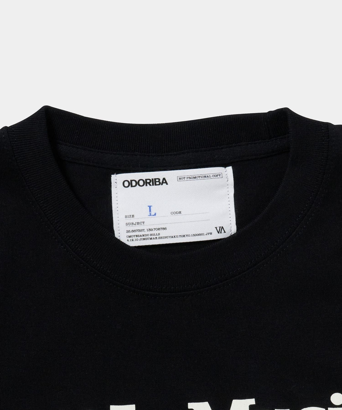 ODORIBA Lost In Music TEE- V.A. ONLINE STORE