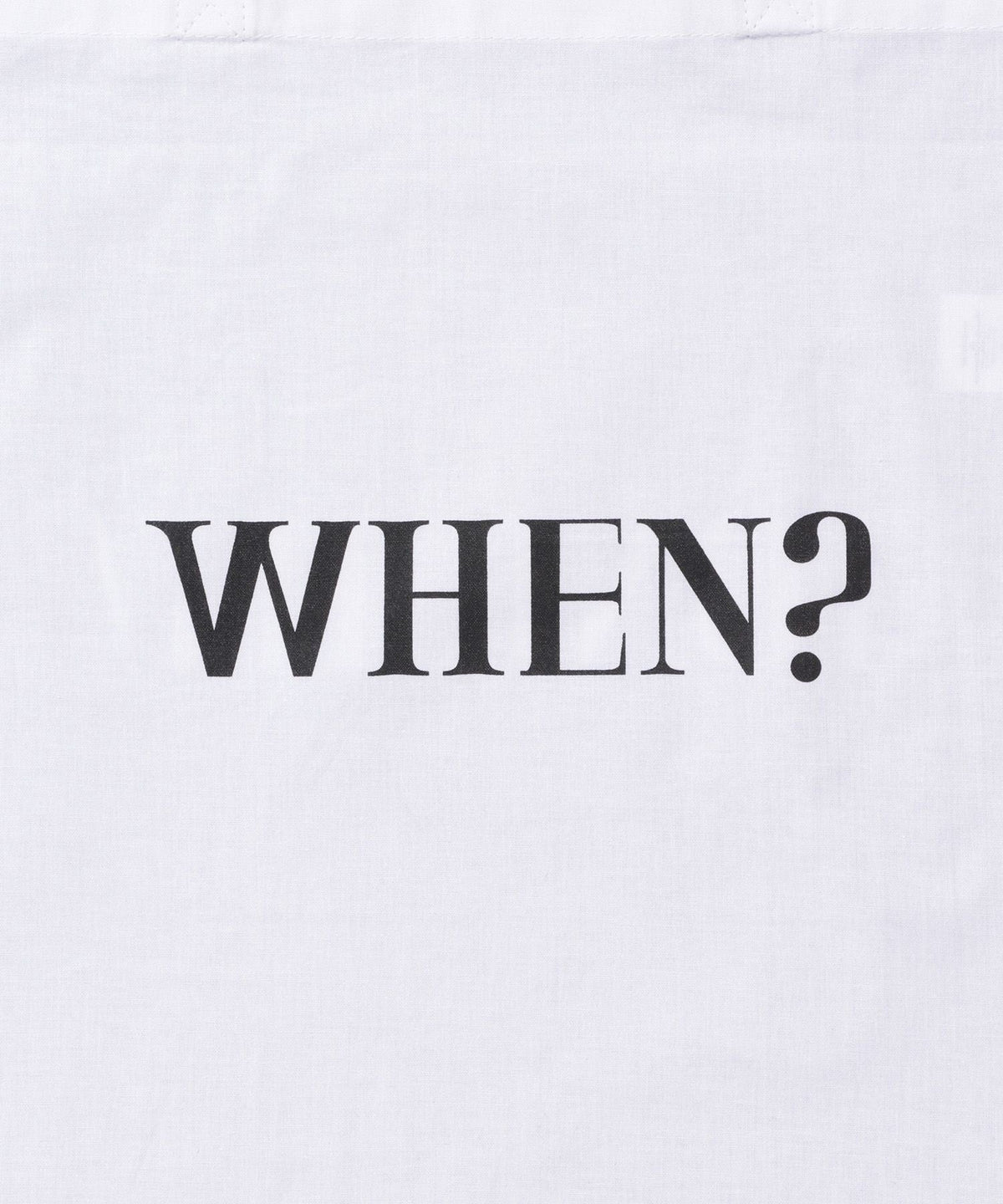 ODORIBA When? Tonight Tote Bag- V.A. ONLINE STORE
