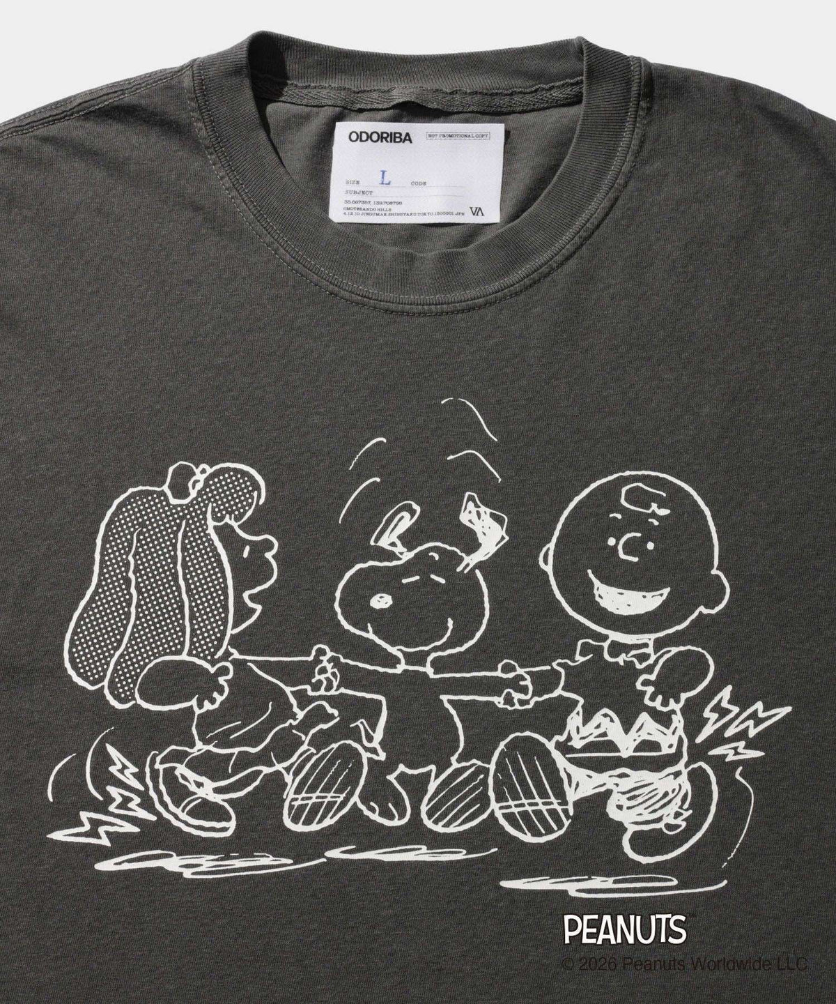 ODORIBA PEANUTS Tee- V.A. ONLINE STORE