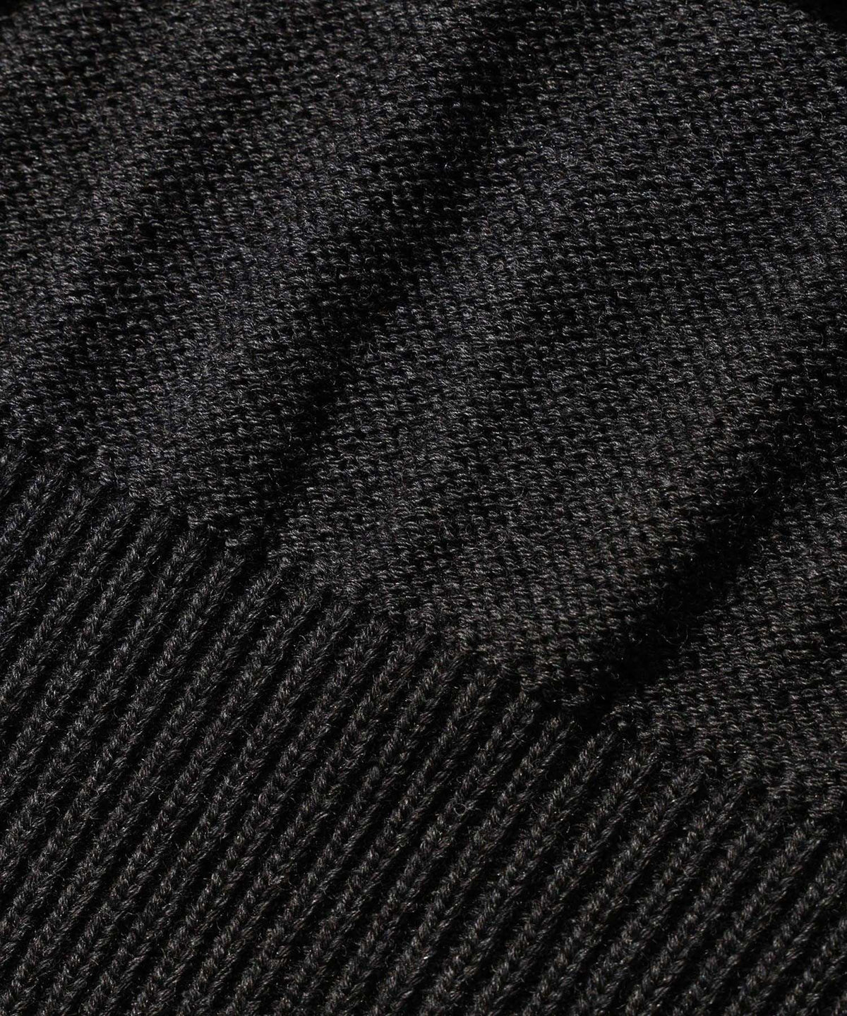 BATONER SOLID WOOL TENJIKU CREW NECK