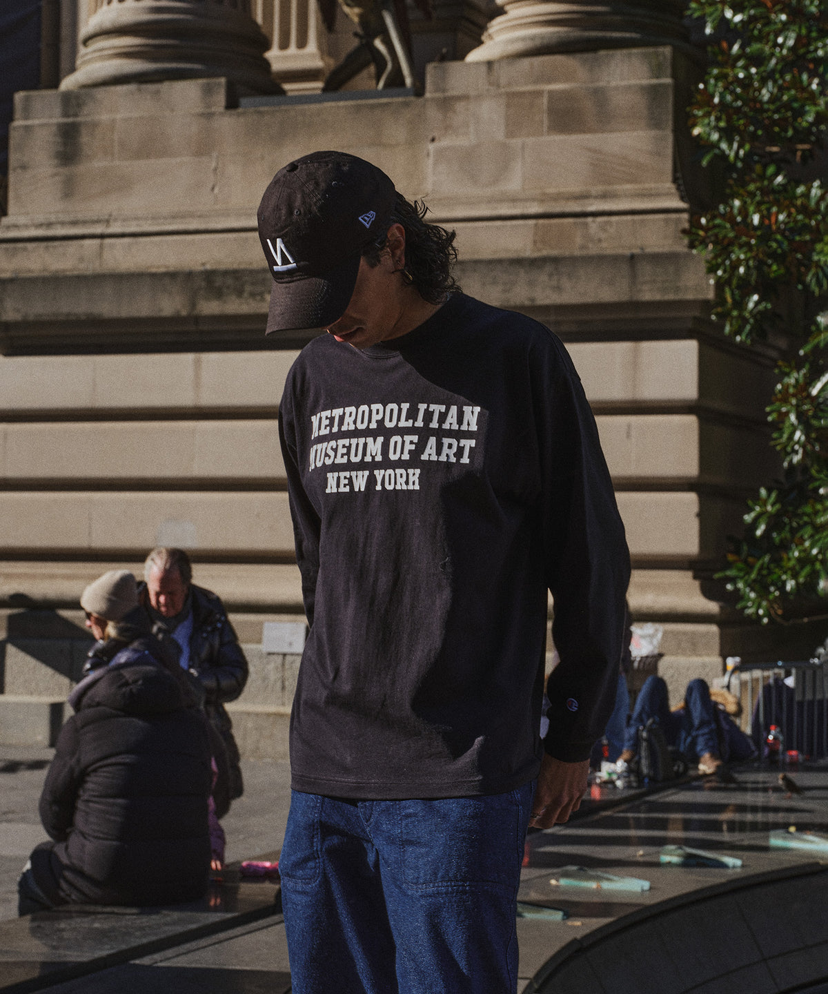 Champion L/S Tee - 013 MET- V.A. ONLINE STORE