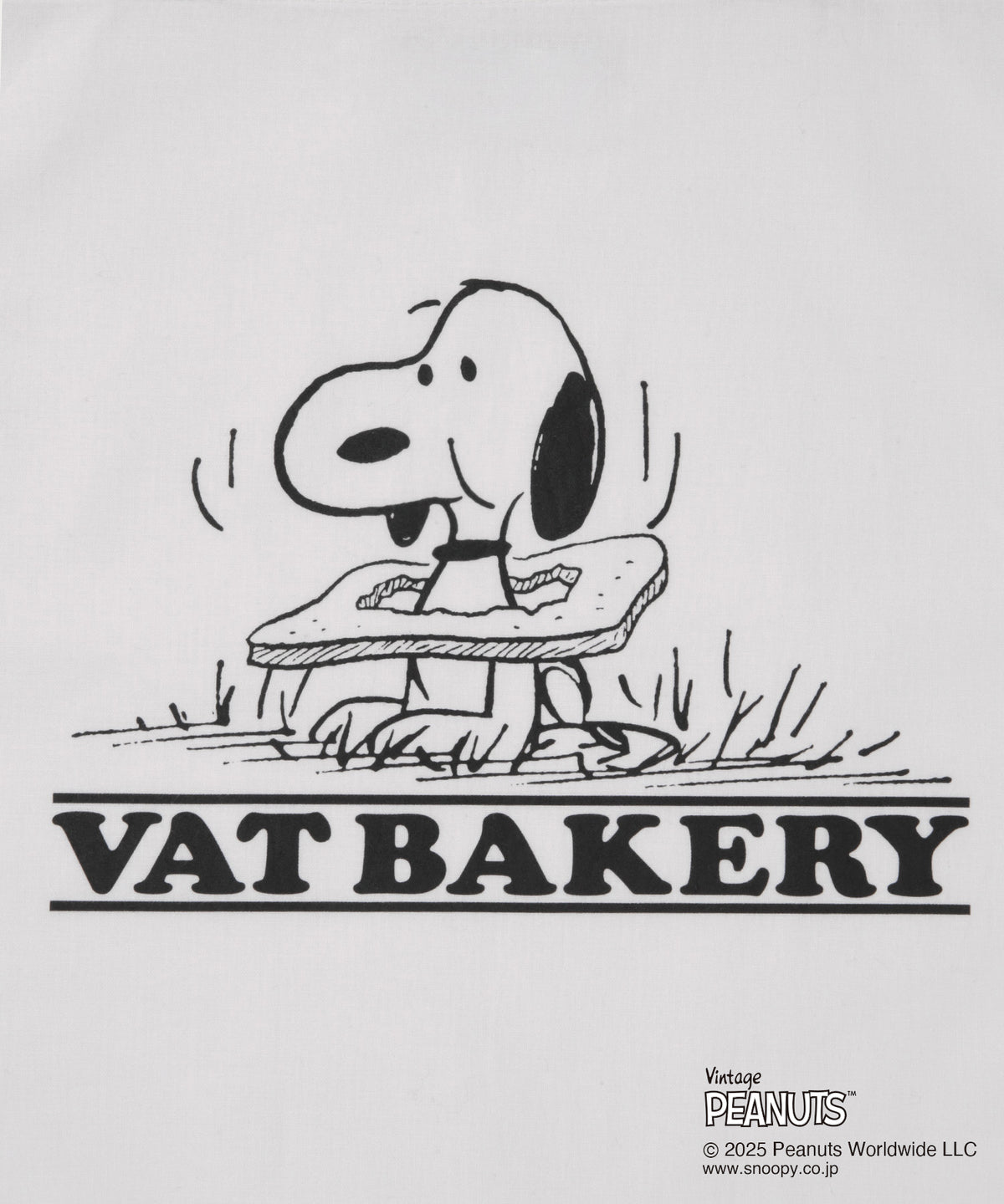 VAT BAKERY PEANUTS Tote Bag- V.A. ONLINE STORE