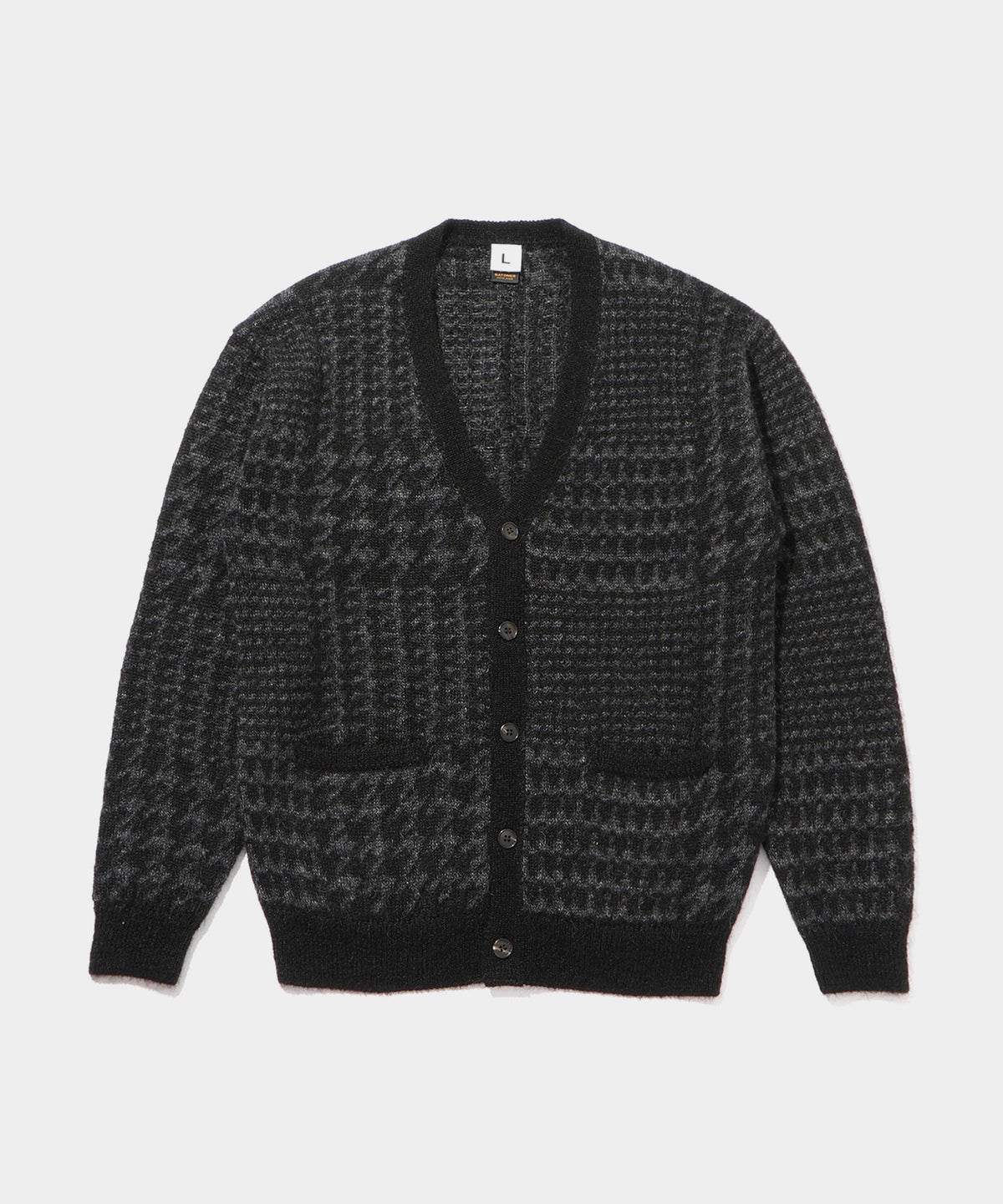 BATONER Check Mohair Cardigan- V.A. ONLINE STORE