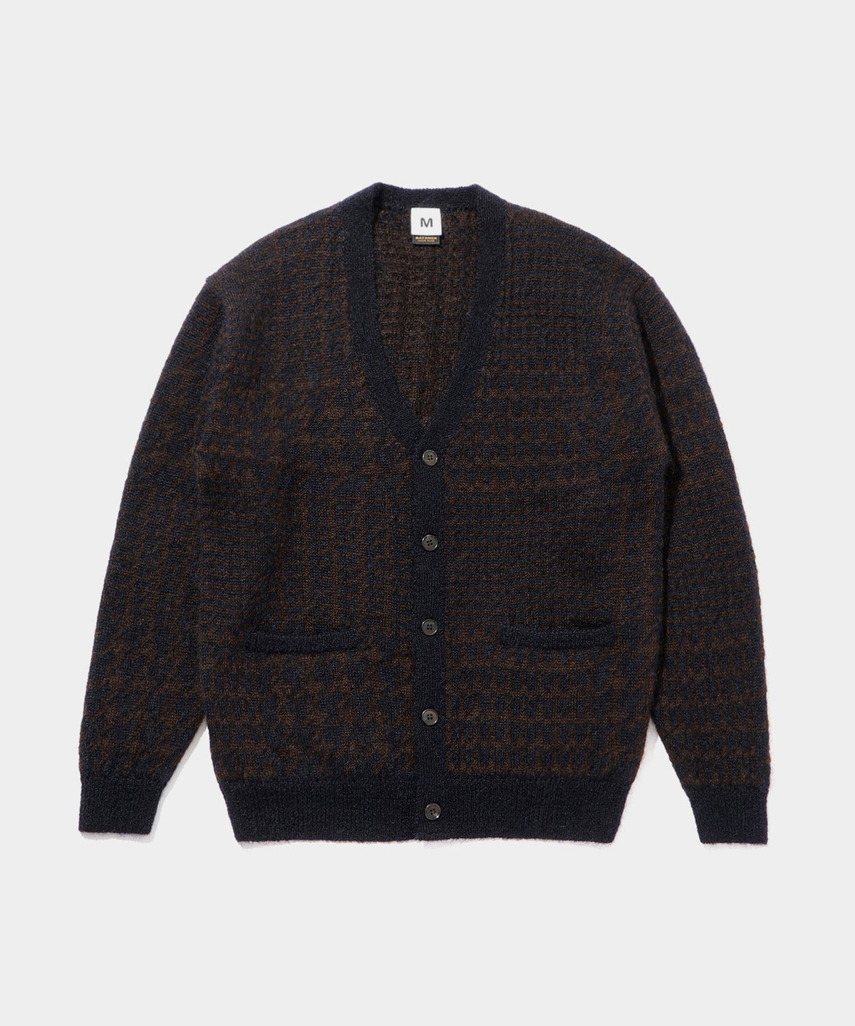 BATONER Check Mohair Cardigan- V.A. ONLINE STORE