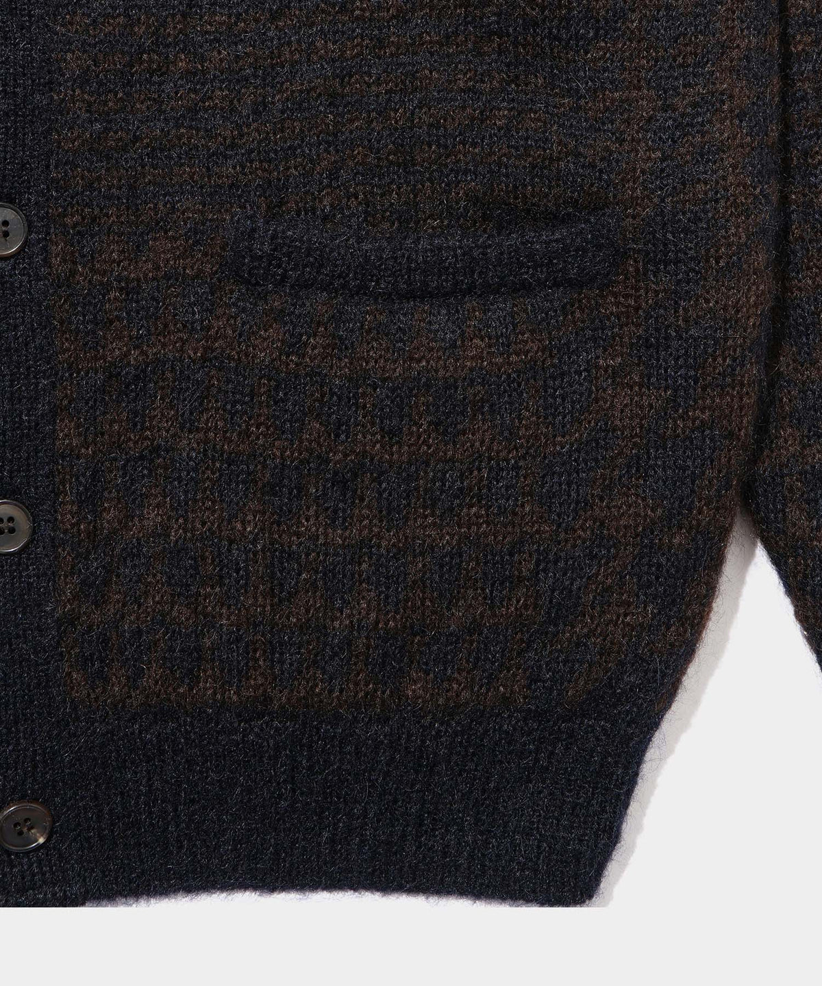 BATONER Check Mohair Cardigan- V.A. ONLINE STORE