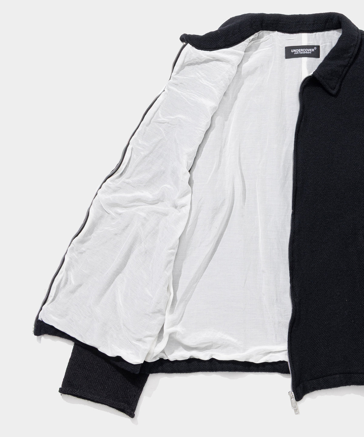 UNDERCOVER UC2E9201 Felted Wool Zip-up Blouson- V.A. ONLINE STORE