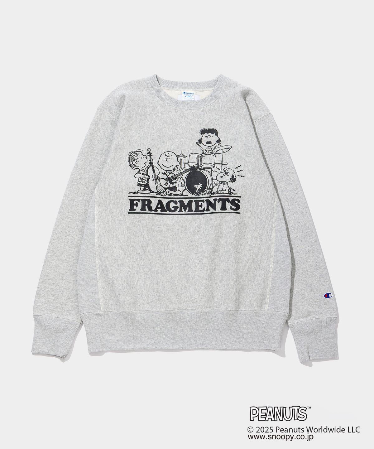 Champion C/N Sweat - 011A PEANUTS FRAGMENTS- V.A. ONLINE STORE