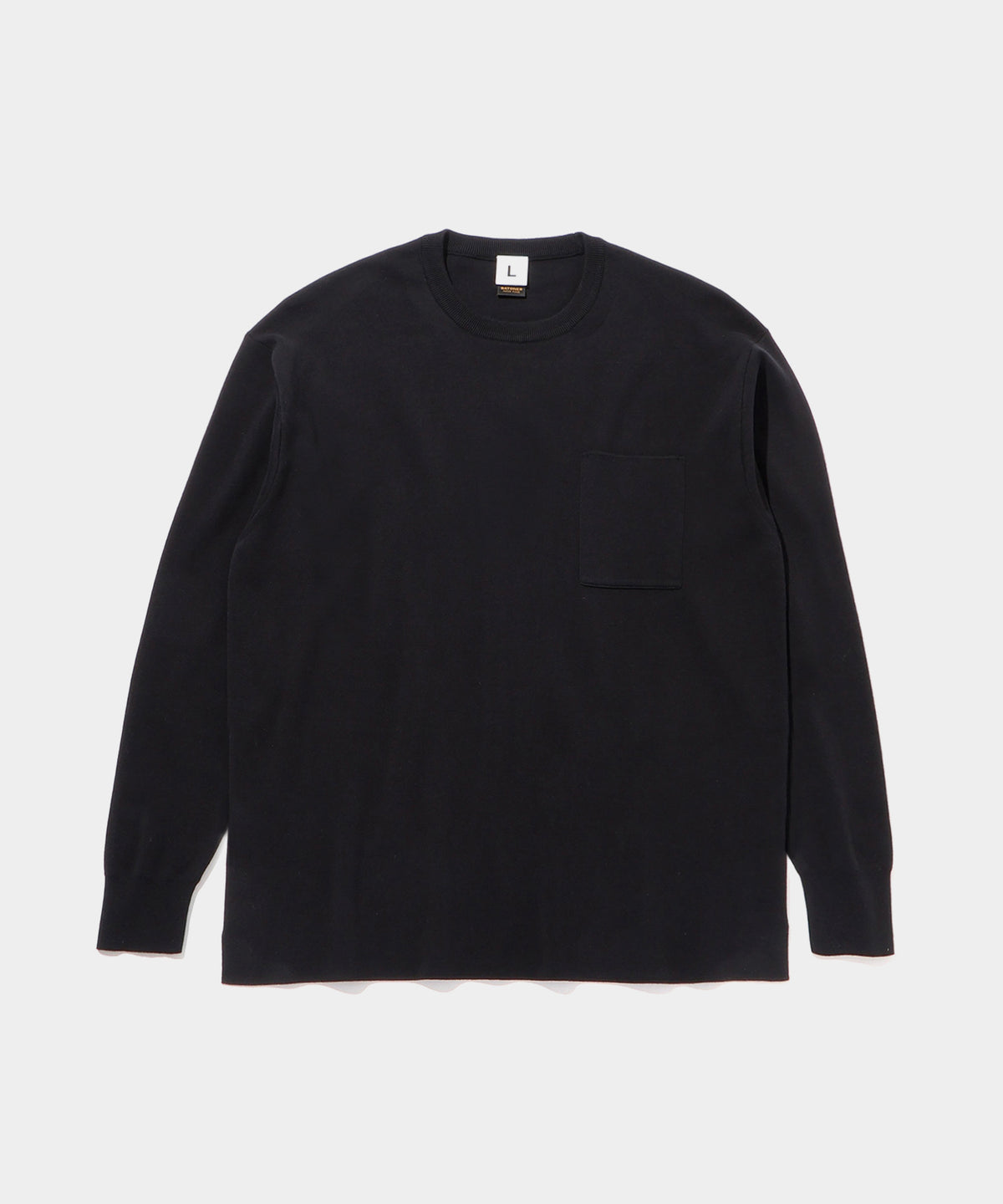 BATONER Cotton Knit Pocket L/S Tee- V.A. ONLINE STORE