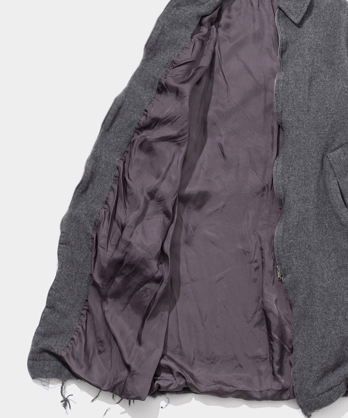 UNDERCOVER UC2E9301 Felted Wool Trench Coat- V.A. ONLINE STORE