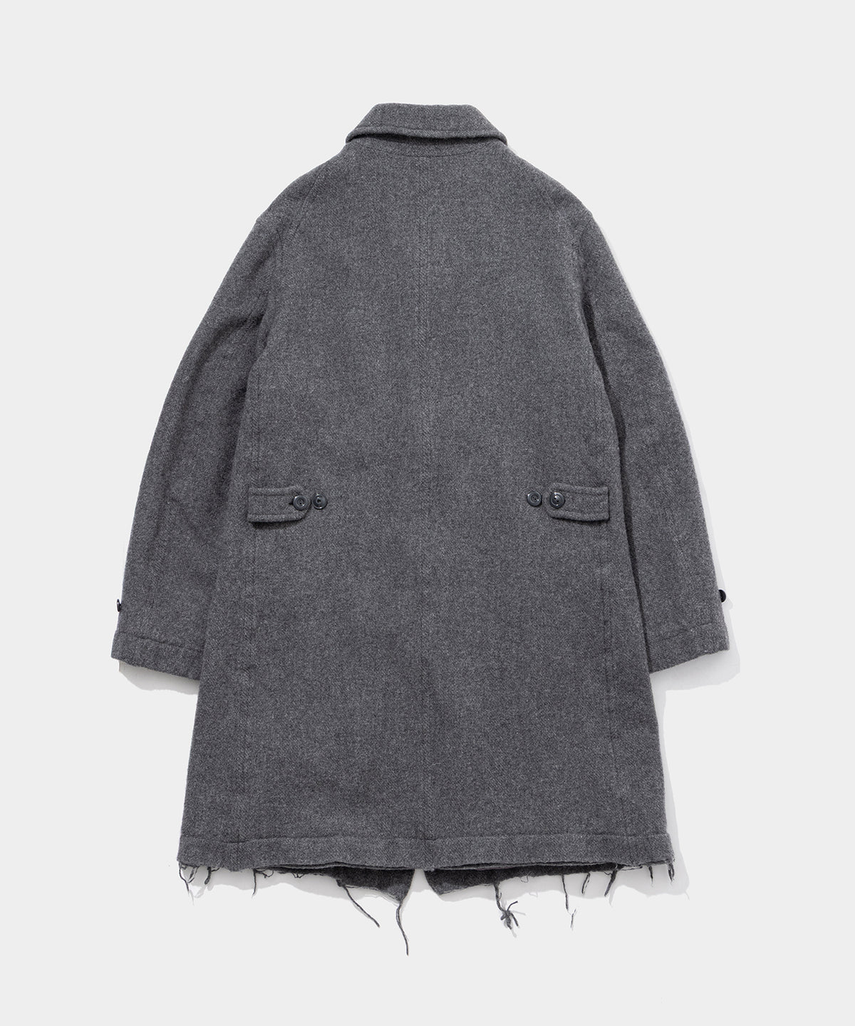 UNDERCOVER UC2E9301 Felted Wool Trench Coat- V.A. ONLINE STORE