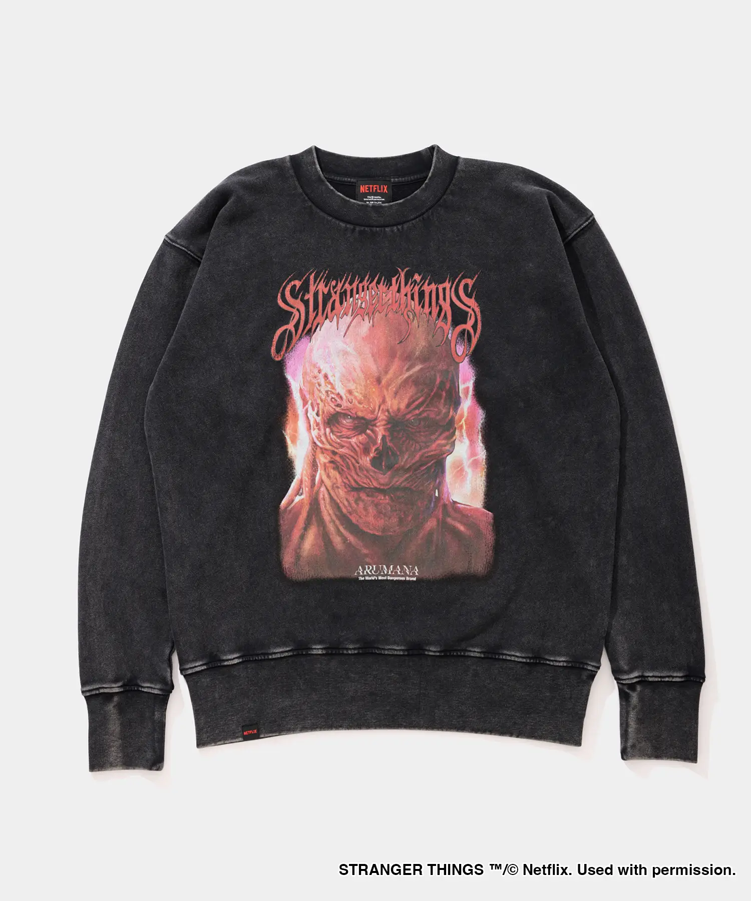 Stranger Things x ARUMANA Vecna Crewneck Sweat