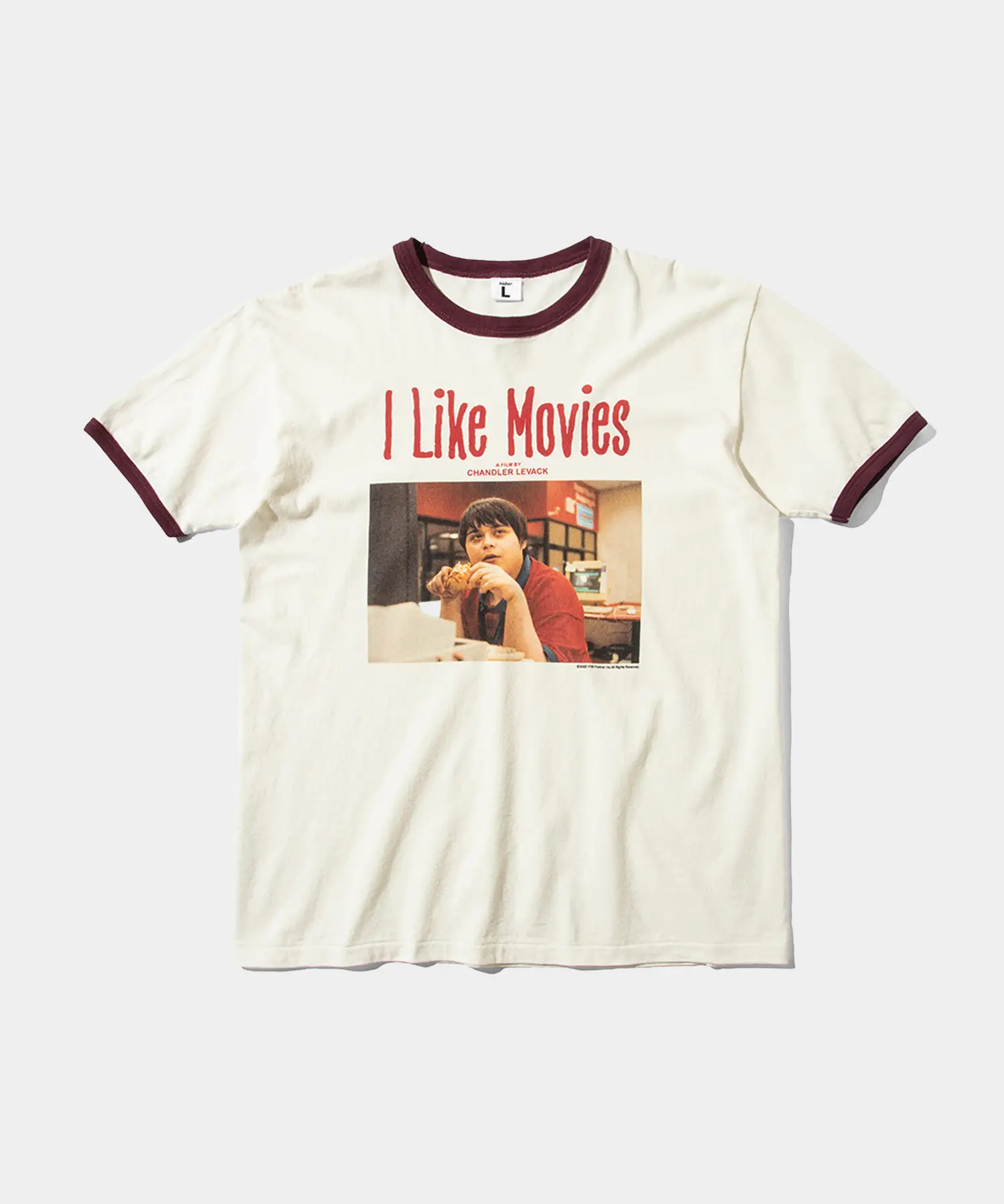 [I Like Movies× weber] T shirt (ringer)