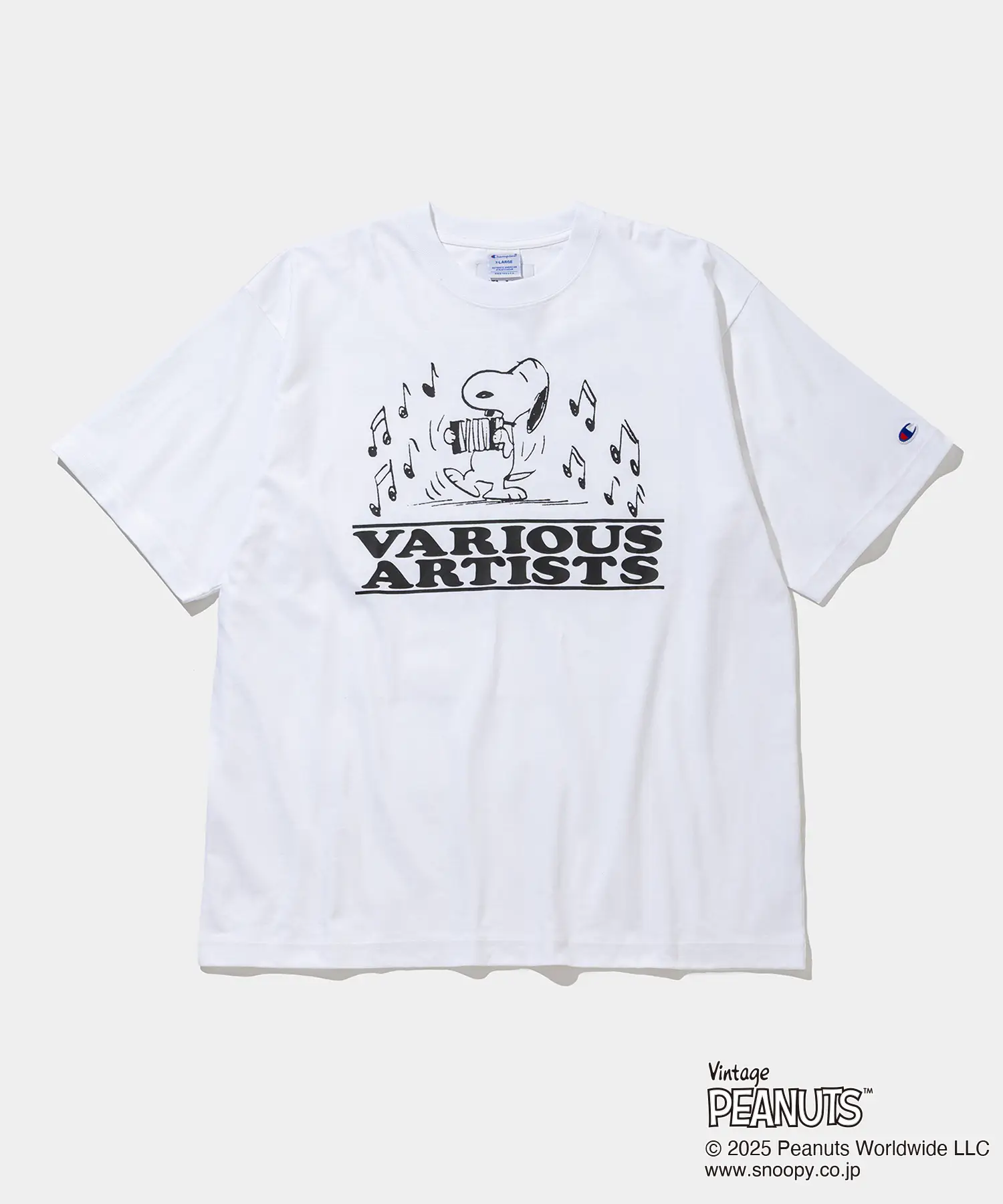 Champion S/S Tee - 011B PEANUTS