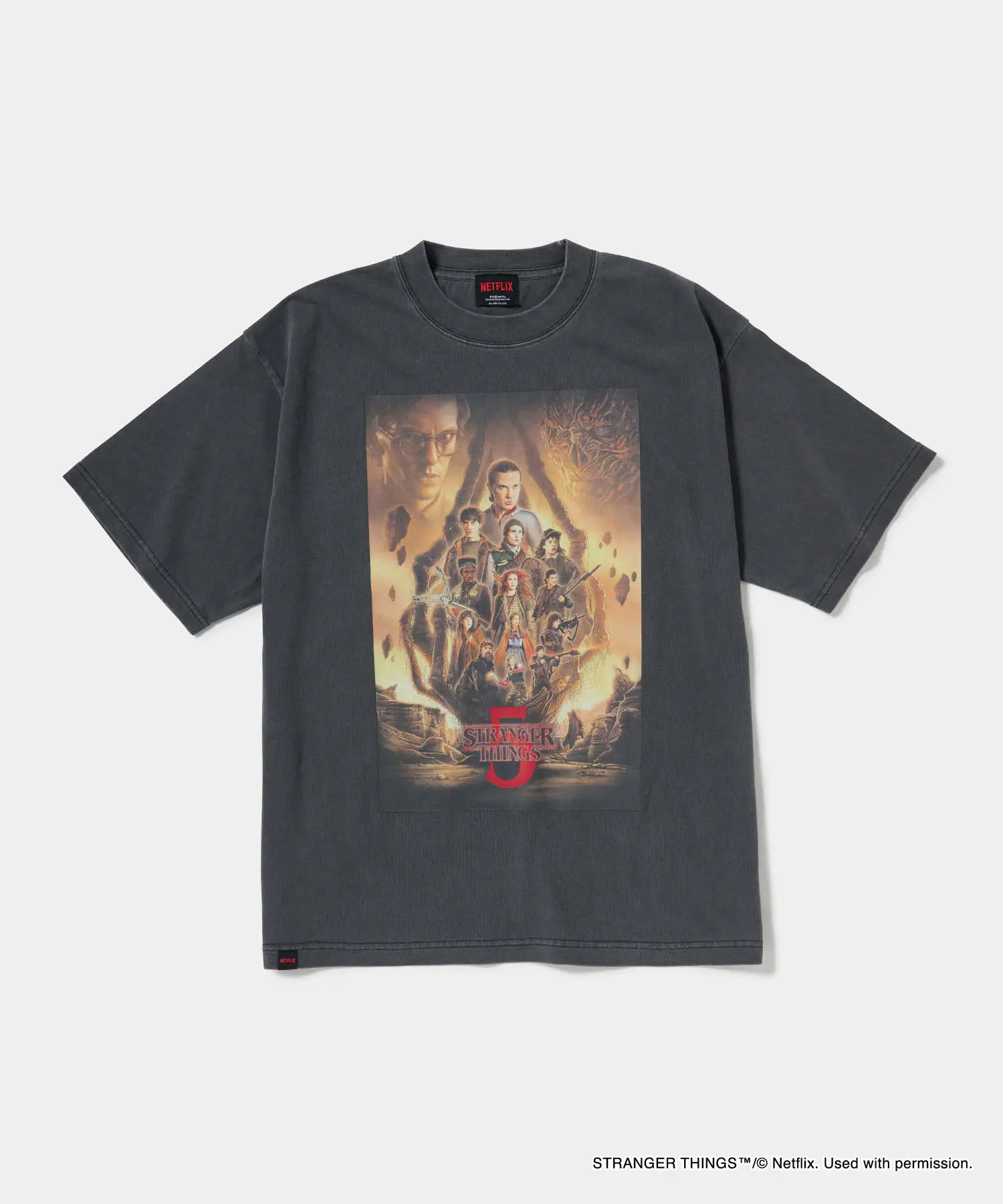Pigment Stranger Things S5 Tee