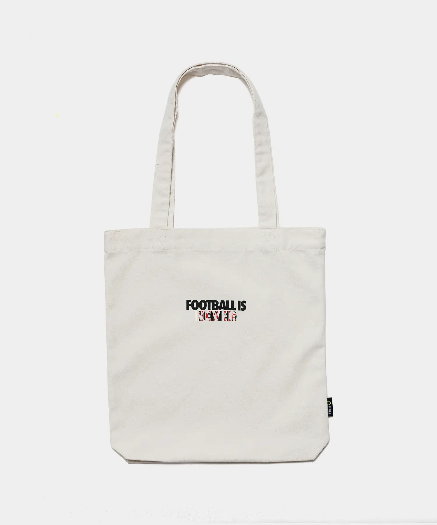 FOOTBALL IS NEVER BORING TOTE BAG