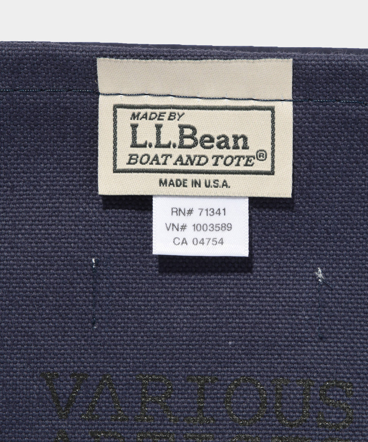 L.L.Bean Solid Boat And Tote Medium- V.A. ONLINE STORE