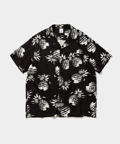 Blurred Rayon Shirts (pineapple)- V.A. ONLINE STORE