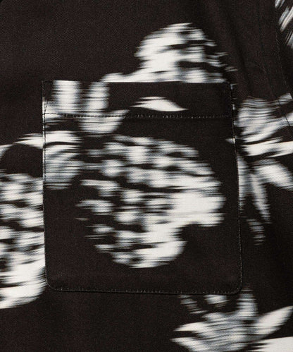 Blurred Rayon Shirts (pineapple)- V.A. ONLINE STORE