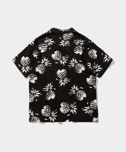 Blurred Rayon Shirts (pineapple)- V.A. ONLINE STORE