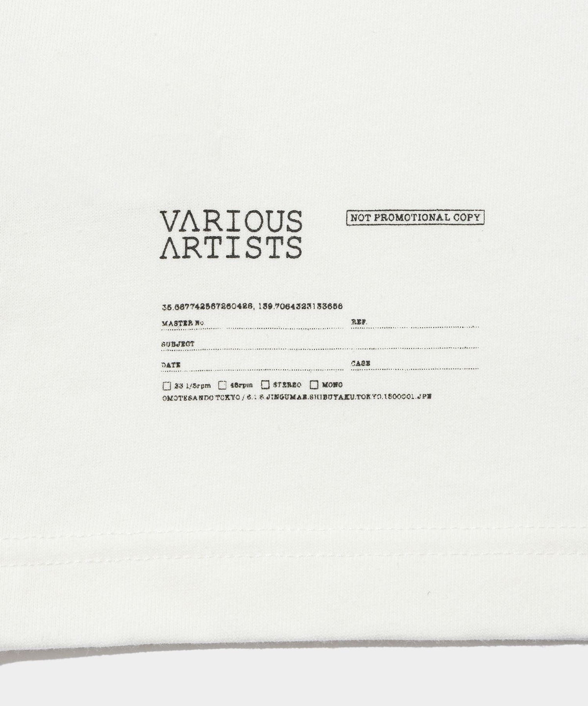 Pigment Dye Tee- V.A. ONLINE STORE