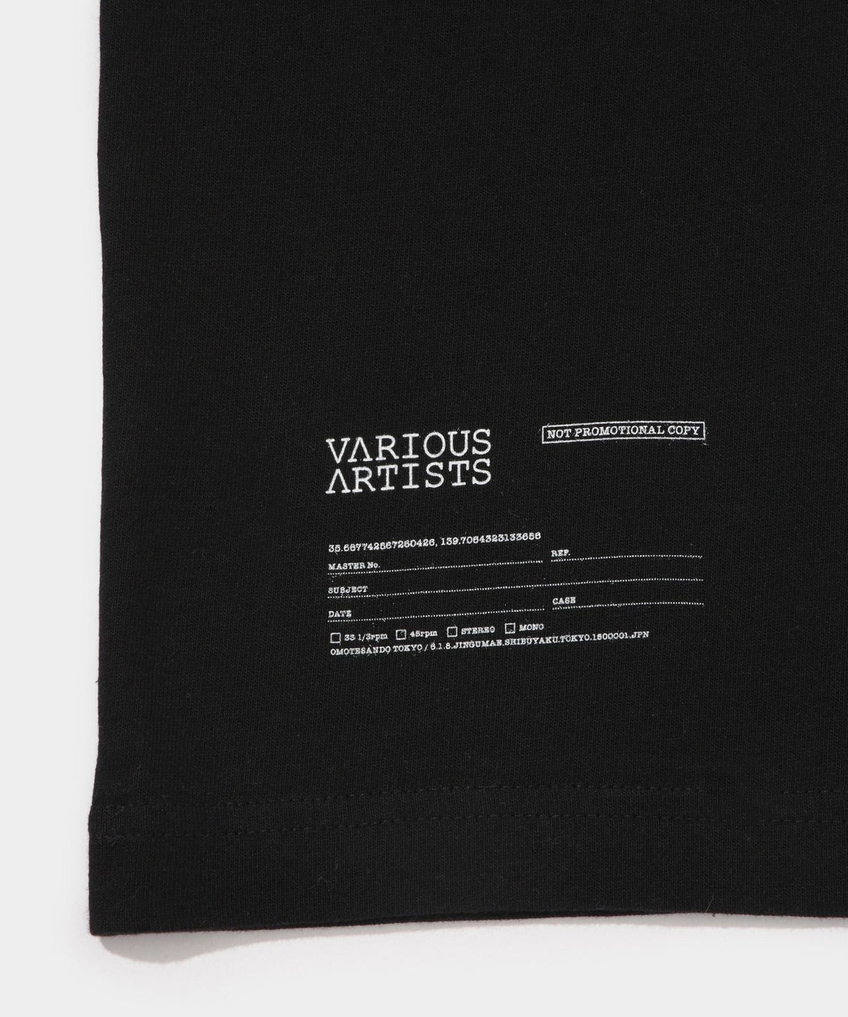 Dimensions G Tee 04- V.A. ONLINE STORE