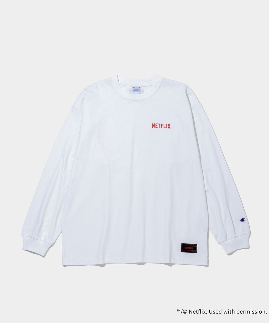 Champion L/S Tee - 014 Netflix- V.A. ONLINE STORE