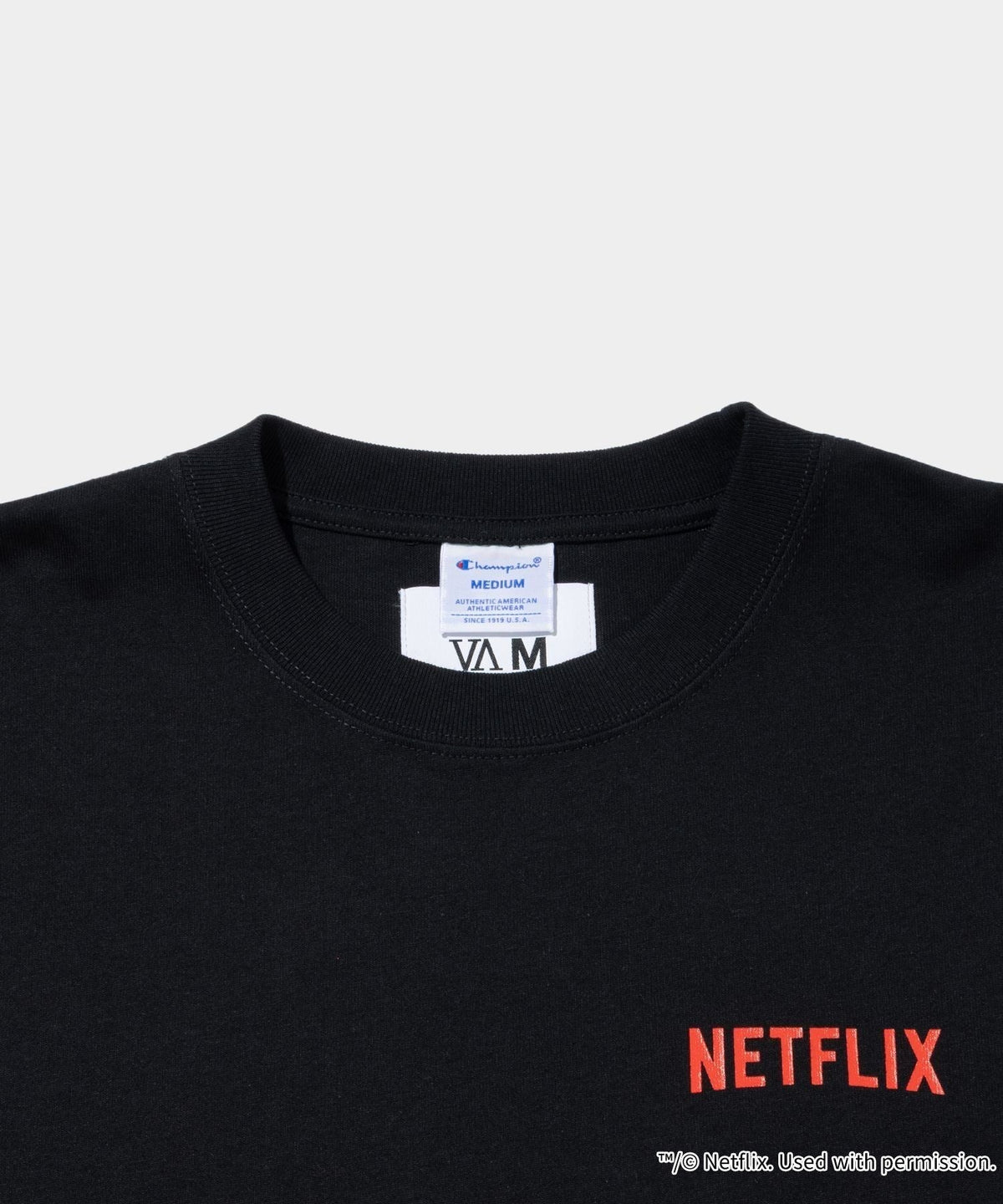 Champion L/S Tee - 014 Netflix- V.A. ONLINE STORE