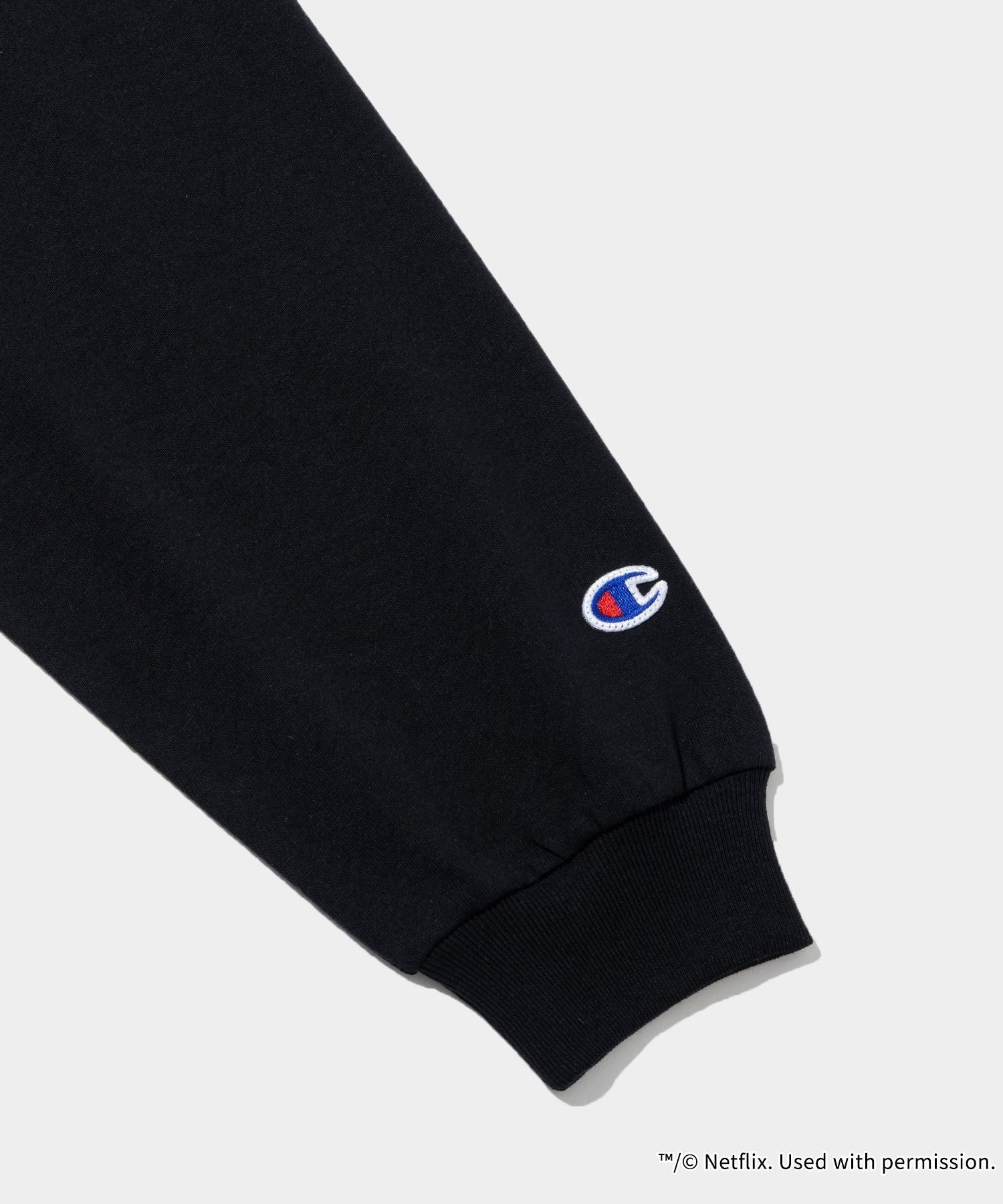 Champion L/S Tee - 014 Netflix- V.A. ONLINE STORE