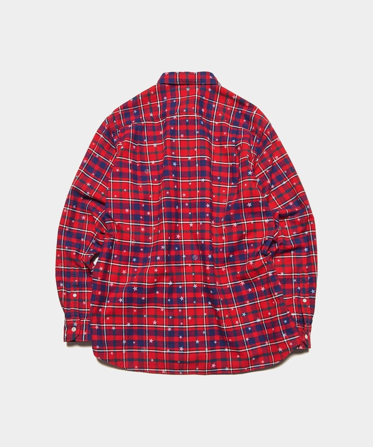 Star Print Check Shirt
