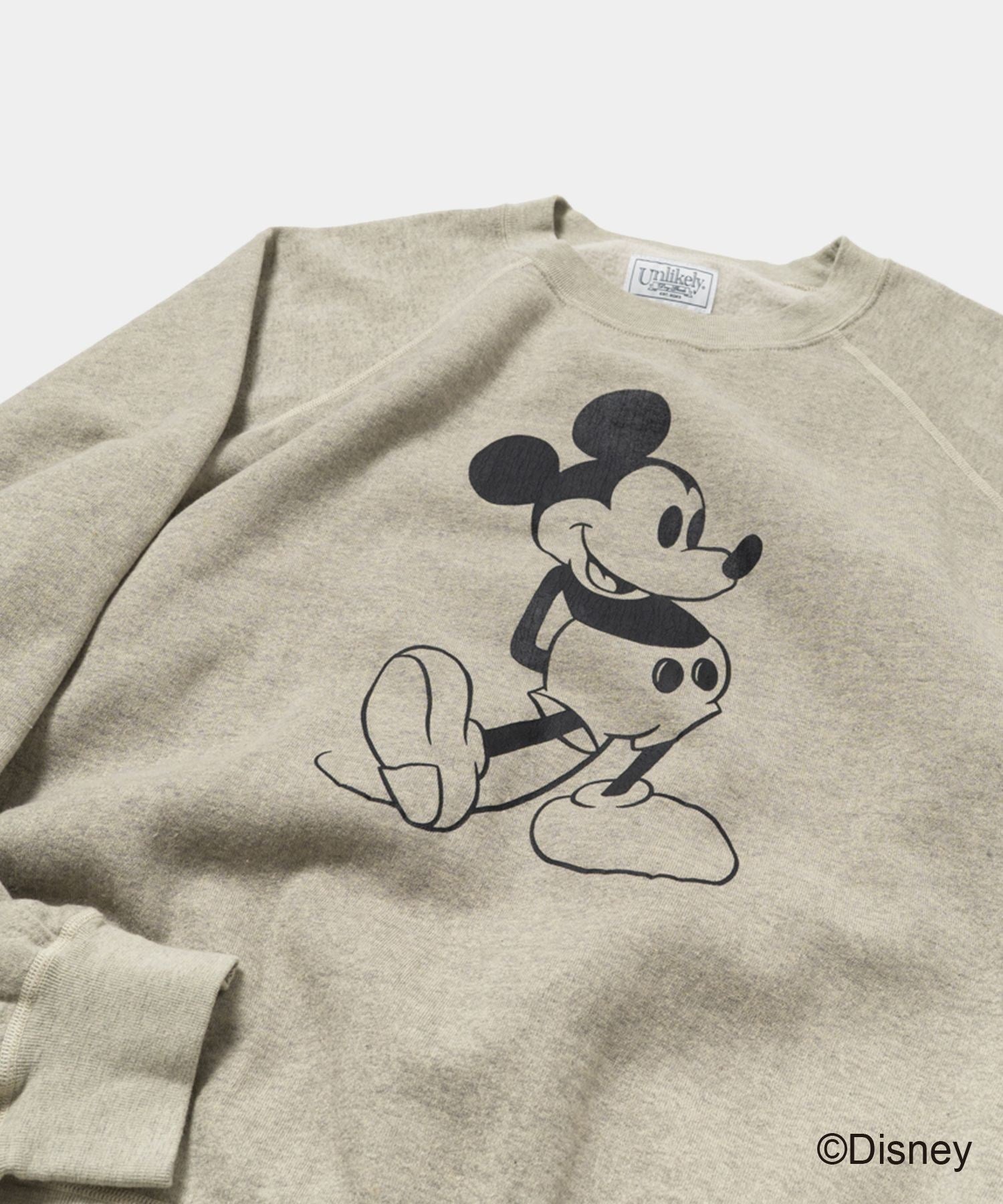 Unlikely Aged Sweat Crew / Mickey Mouse / For V.A.