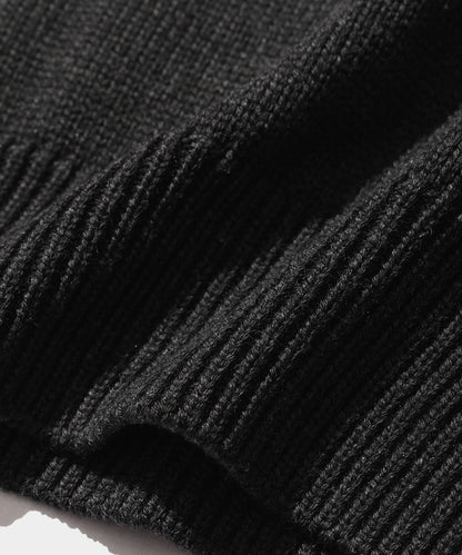 BATONER SOLID WOOL TENJIKU CREW NECK