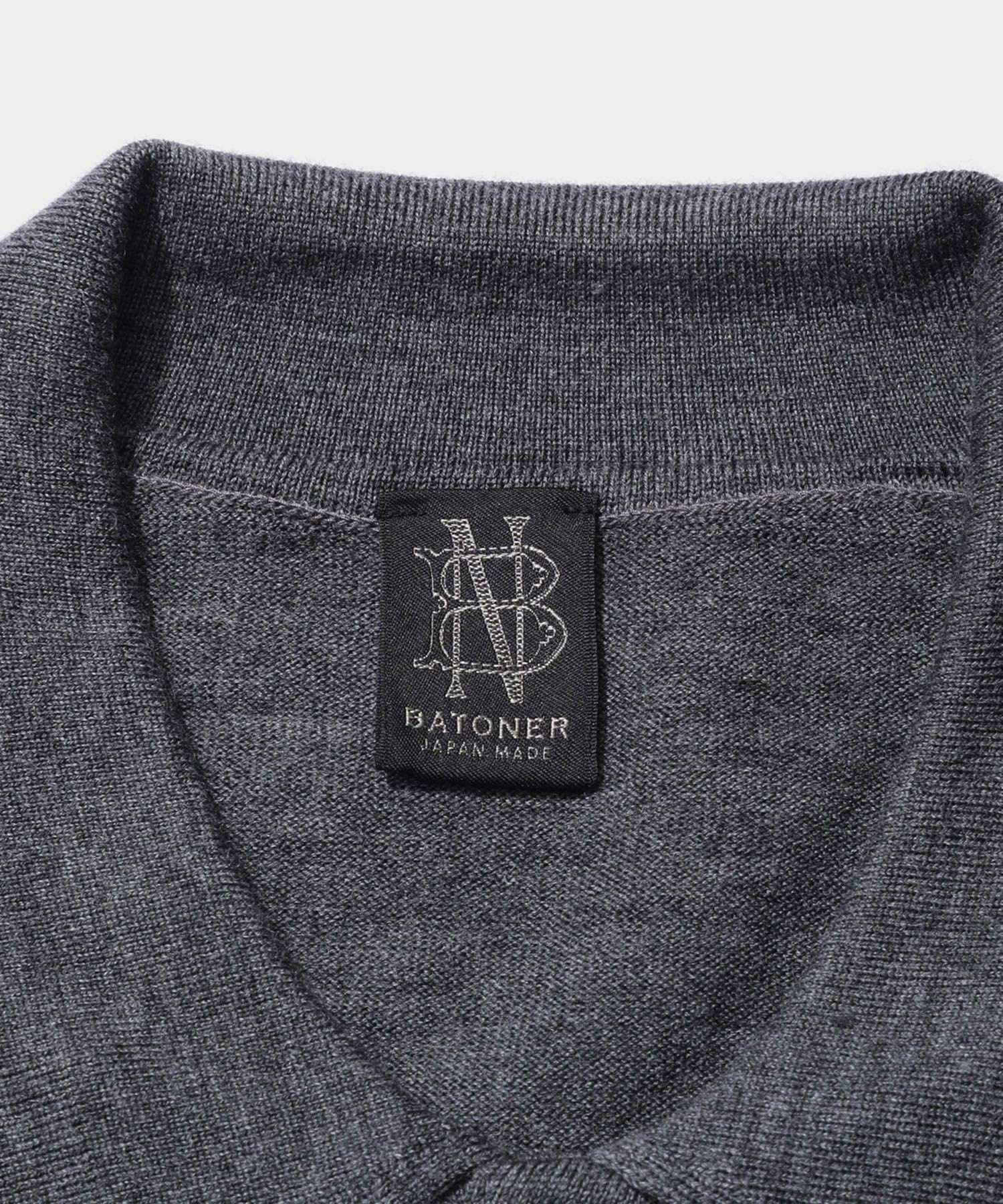 BATONER SUPERIOR HIGH GAUGE MERINO POLO