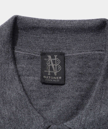 BATONER SUPERIOR HIGH GAUGE MERINO POLO