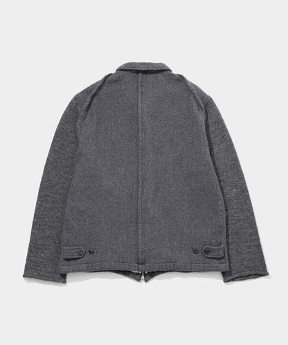 UNDERCOVER UC2E9201 Felted Wool Zip-up Blouson- V.A. ONLINE STORE