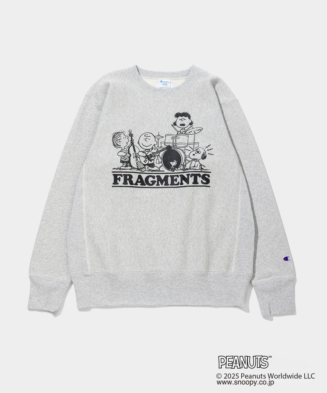Champion C/N Sweat - 011A PEANUTS FRAGMENTS- V.A. ONLINE STORE