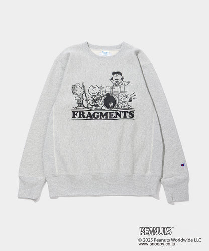 Champion C/N Sweat - 011A PEANUTS FRAGMENTS- V.A. ONLINE STORE