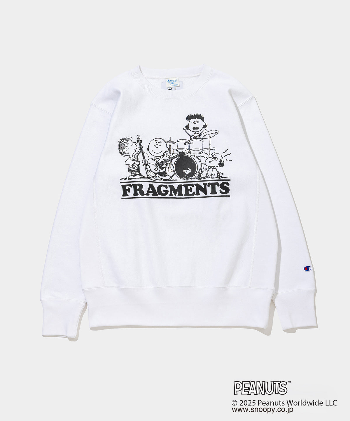 Champion C/N Sweat - 011A PEANUTS FRAGMENTS- V.A. ONLINE STORE