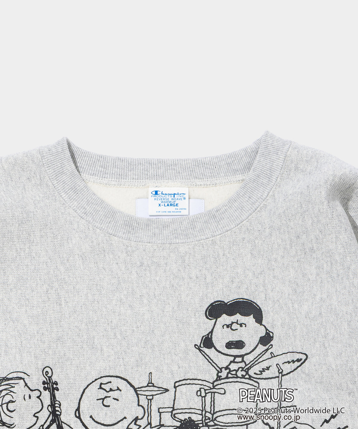 Champion C/N Sweat - 011A PEANUTS FRAGMENTS- V.A. ONLINE STORE