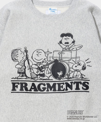 Champion C/N Sweat - 011A PEANUTS FRAGMENTS- V.A. ONLINE STORE