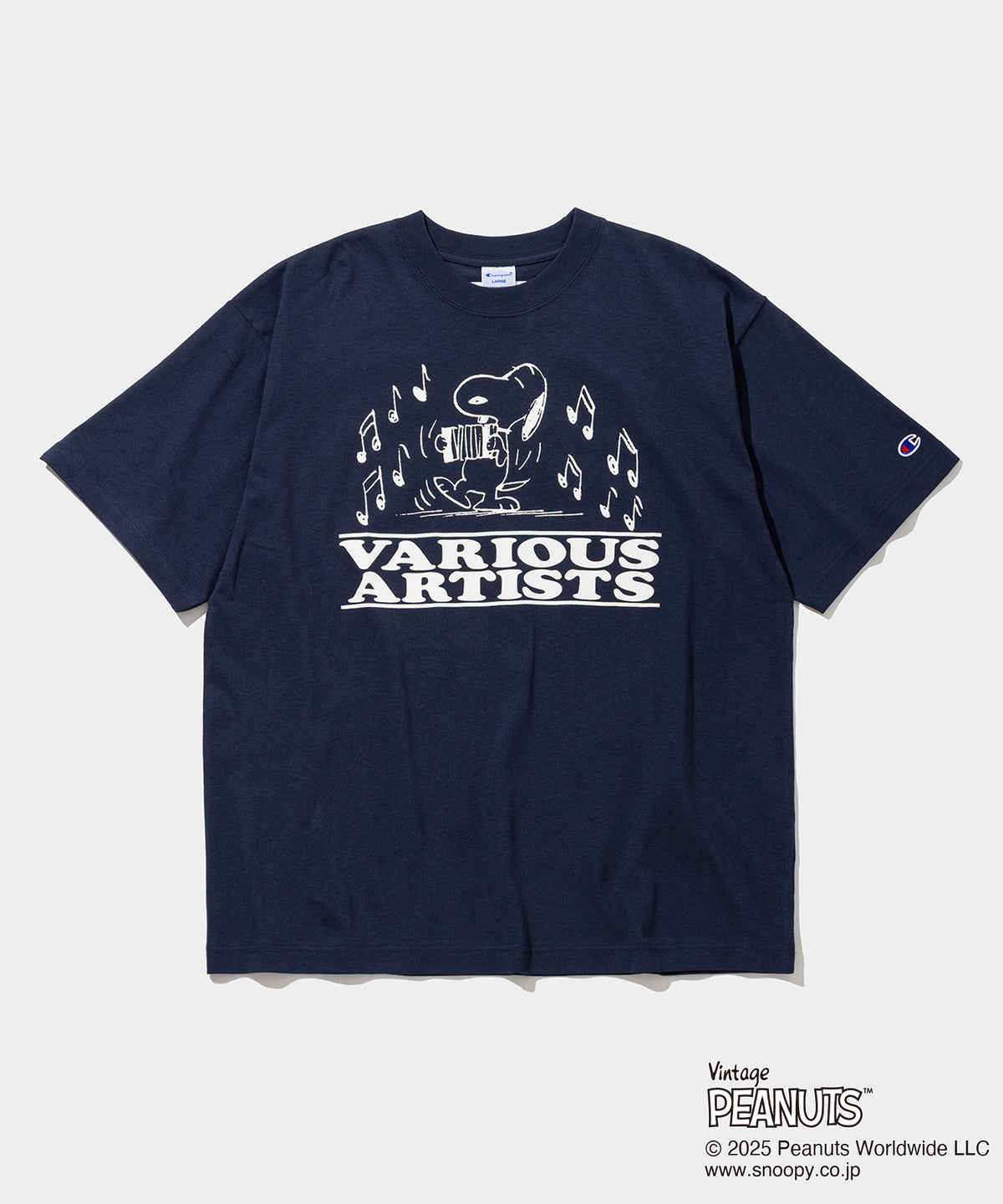 Champion S/S Tee - 011B PEANUTS- V.A. ONLINE STORE