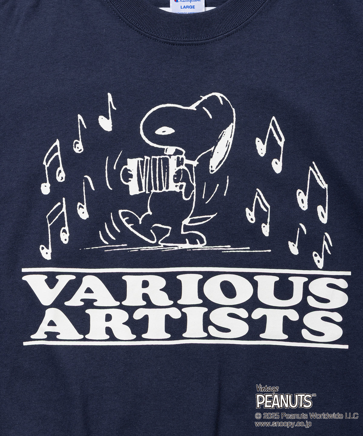Champion S/S Tee - 011B PEANUTS- V.A. ONLINE STORE