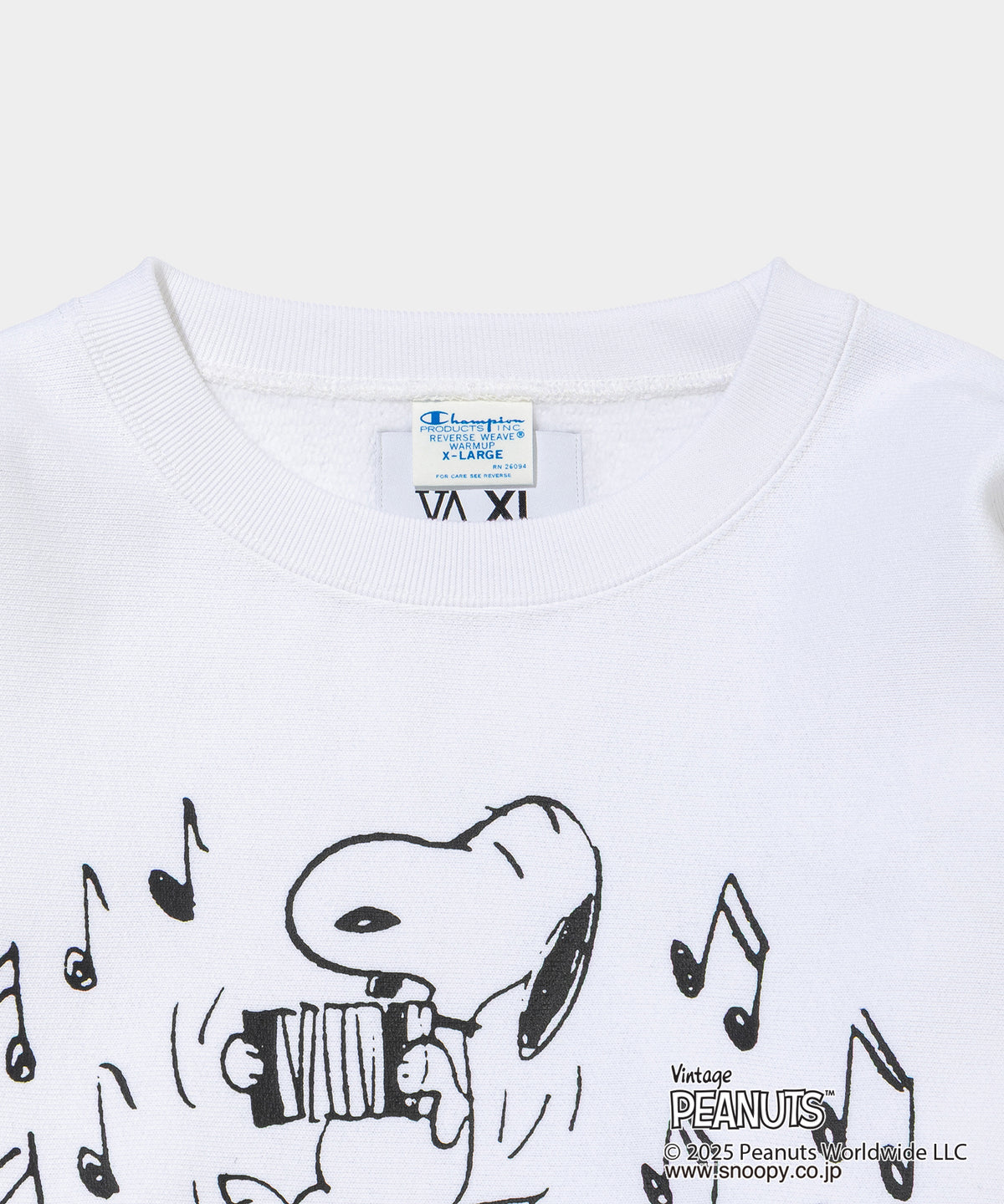 Champion C/N Sweat - 011B PEANUTS- V.A. ONLINE STORE