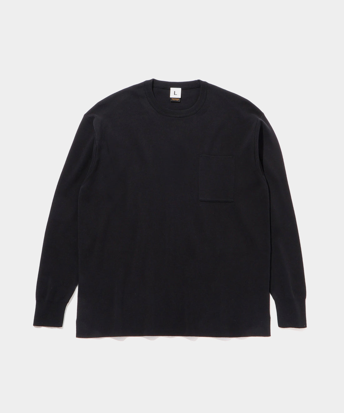 BATONER Cotton Knit Pocket L/S Tee- V.A. ONLINE STORE