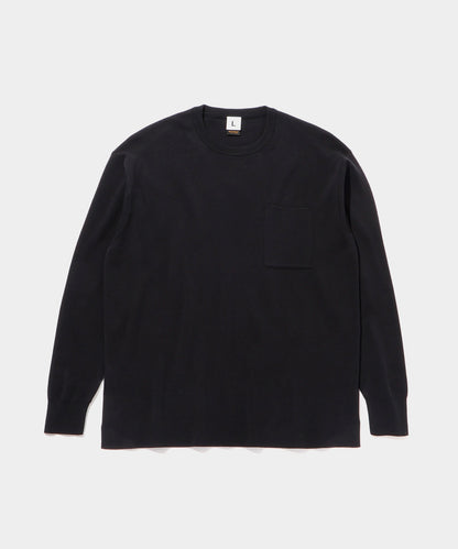 BATONER Cotton Knit Pocket L/S Tee- V.A. ONLINE STORE
