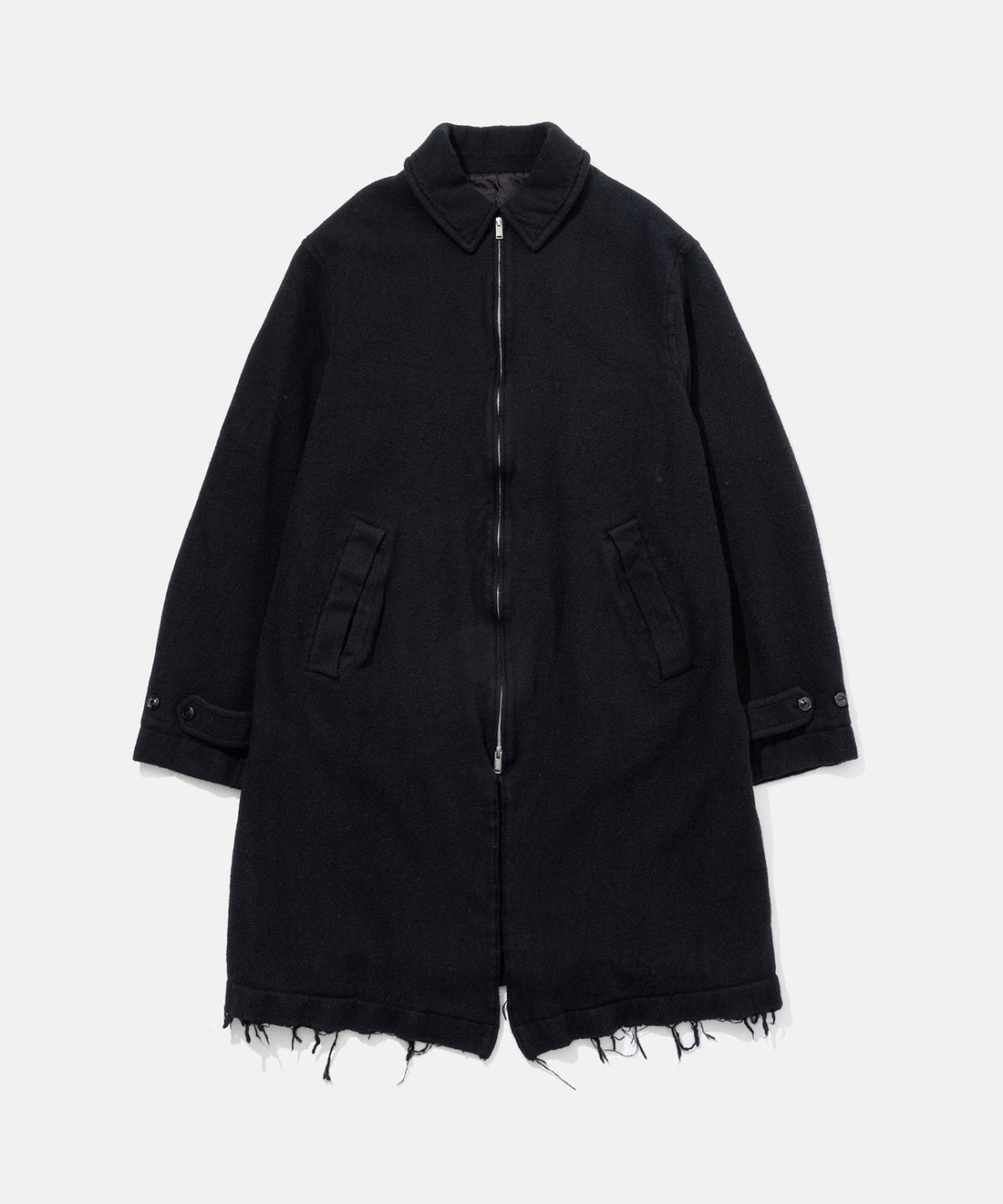 UNDERCOVER UC2E9301 Felted Wool Trench Coat- V.A. ONLINE STORE